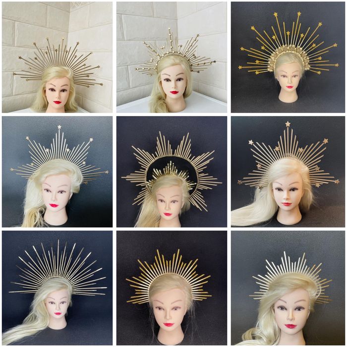 Корона обруч ободок для фотосесії  зірка золото звезда фотосессия