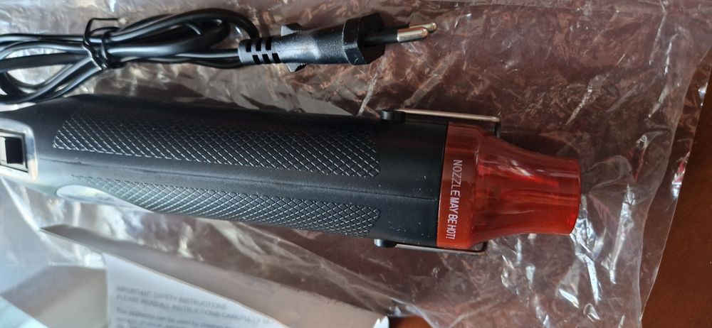 Pistola de calor 220v, ferramenta elétrica, 300w temperatura com supor