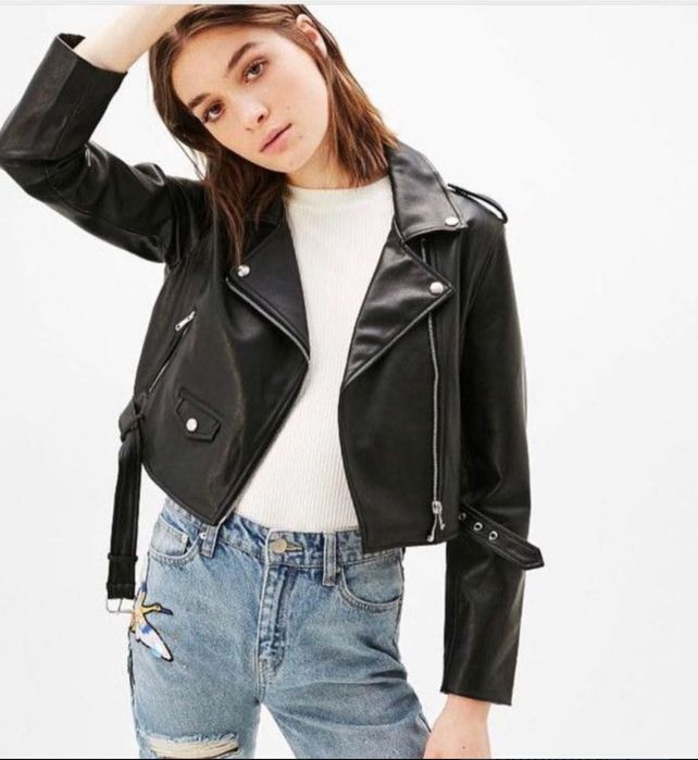 Кожанка косуха женская