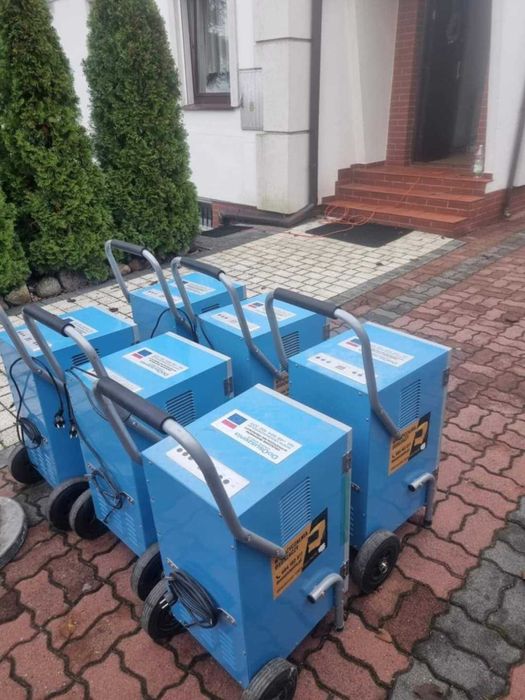 WYNAJEM Osuszacz powietrza Osuszanie po tynkach wylewkach zalaniu