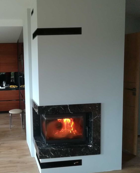 Kominek narożny z montażem Promocja 9490