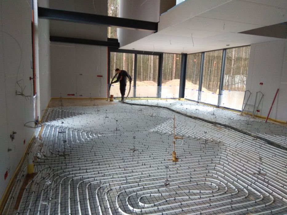 Posadzki anhydrytowe, wylewki na ogrzewanie podłogowe. Gniezno