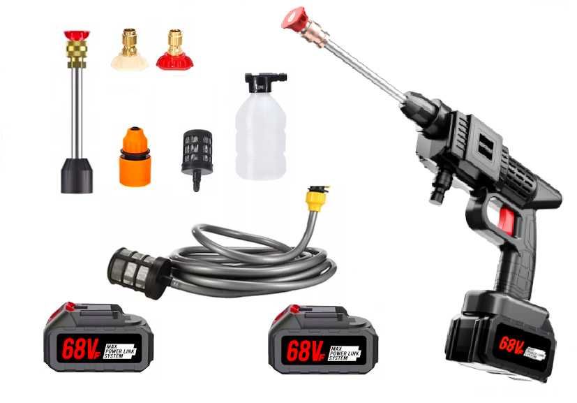 MYJKA ciśnieniowa samozasysająca akumulatorowa 2x bateria KD663