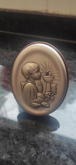 Biblot bilaminado de prata.