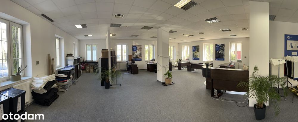 Przestronne biuro open space 160 m² - świetna lokalizacja, parking