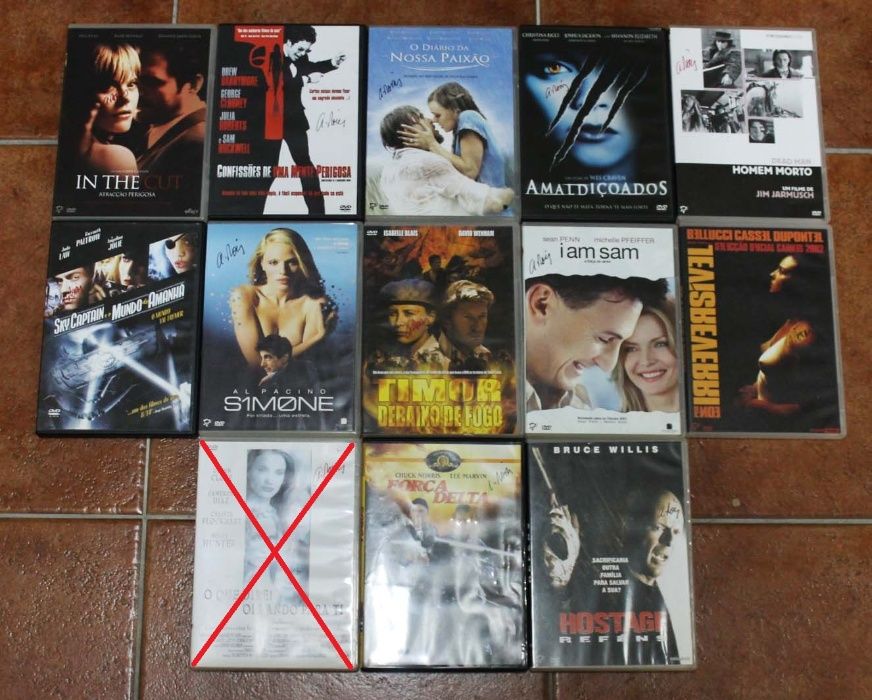 Filmes originais em DVD (COMO NOVOS)