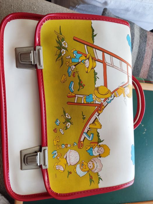 Mochila de criança década 80