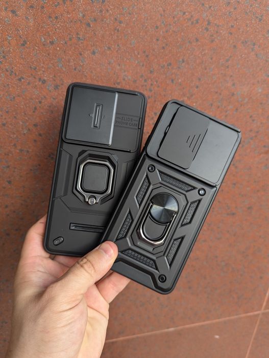 Противоударный чехол Xiaomi Redmi 13T Pro с кольцом любая модель