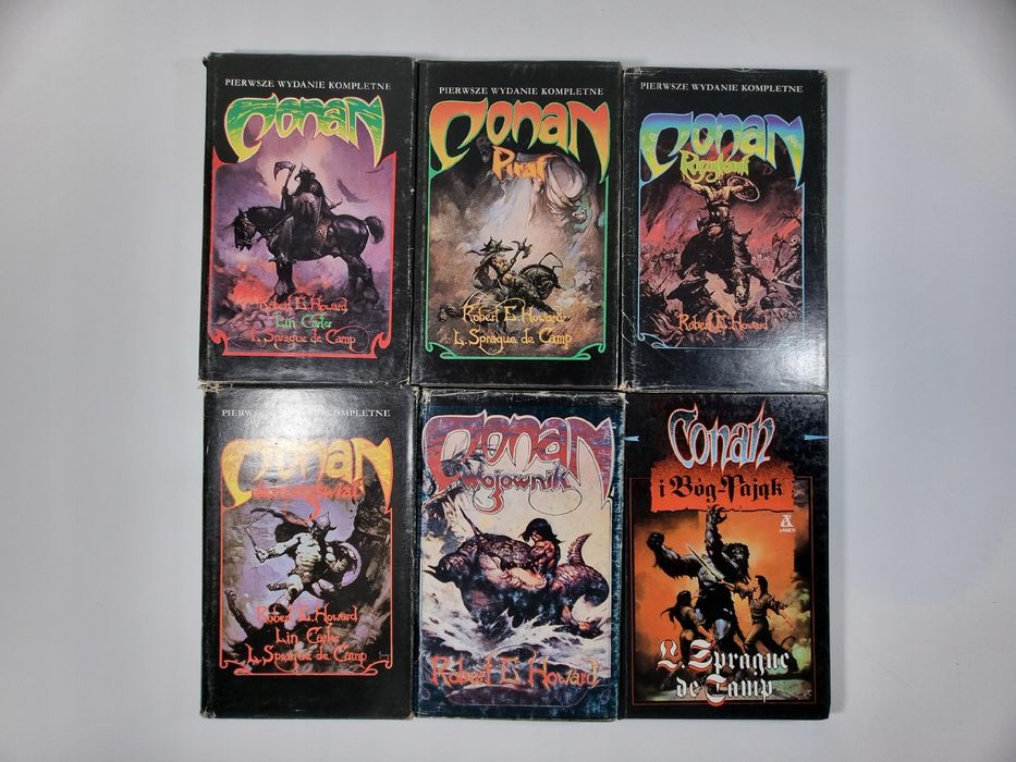 Conan / zestaw 6 książek / Howard / Camp / Carter
