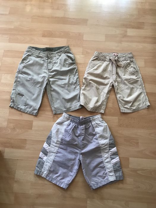 Якісні шорти, котонові шорти на 7-10 років, ріст 128-134-140
