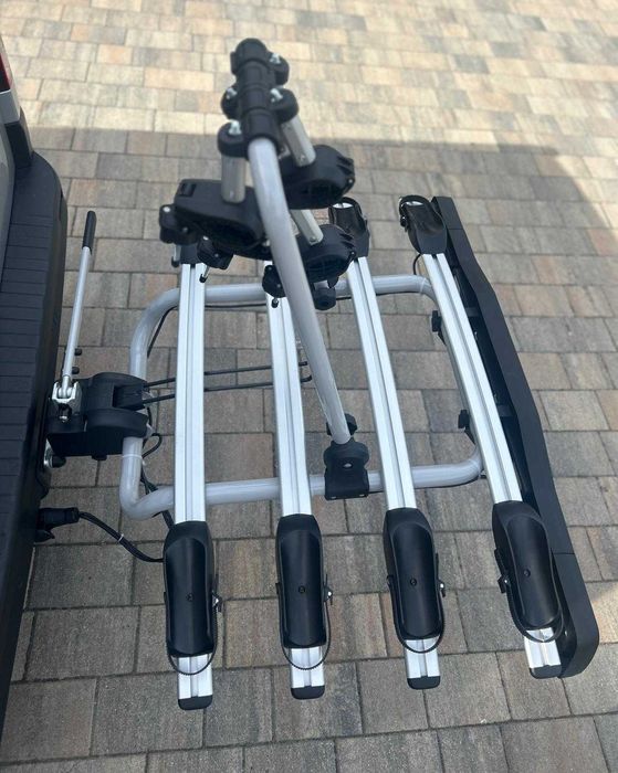 NOWY Bagażnik Rowerowy Na Hak 4 Rowery Uchylany PREMIUM JAK THULE ALU