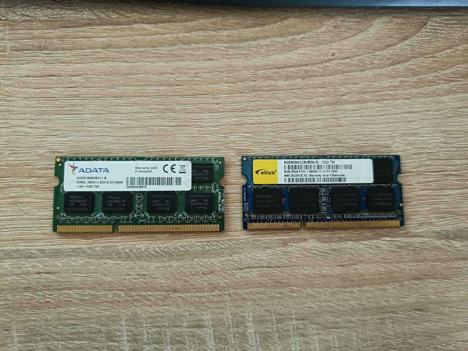 Pamięć ram 8GB DDR3 sodimm