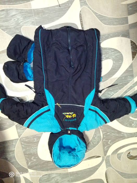 Зимовий комбінезон-трансформер на хлопчика 0-12 місяців