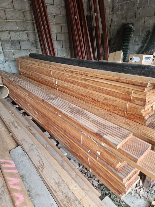 Deska tarasowa 99zł za m2  modrzewiowa okazja 30m2