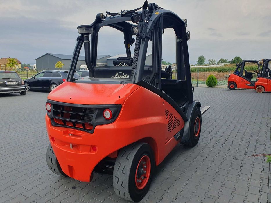 Wózek widłowy Linde H50D-02 wolny skok 2018r Diesel H40 H45 przesuw
