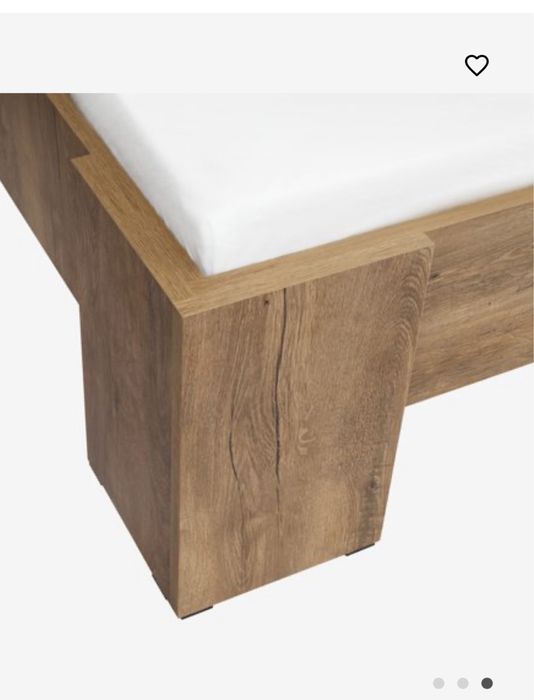 Ліжко Jysk VEDDE 140×200см дикий дуб