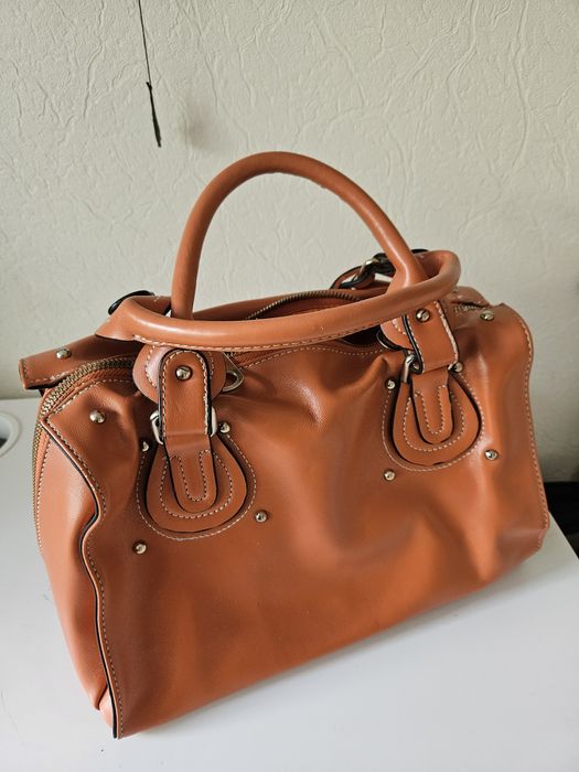 Сумка женская рыжая