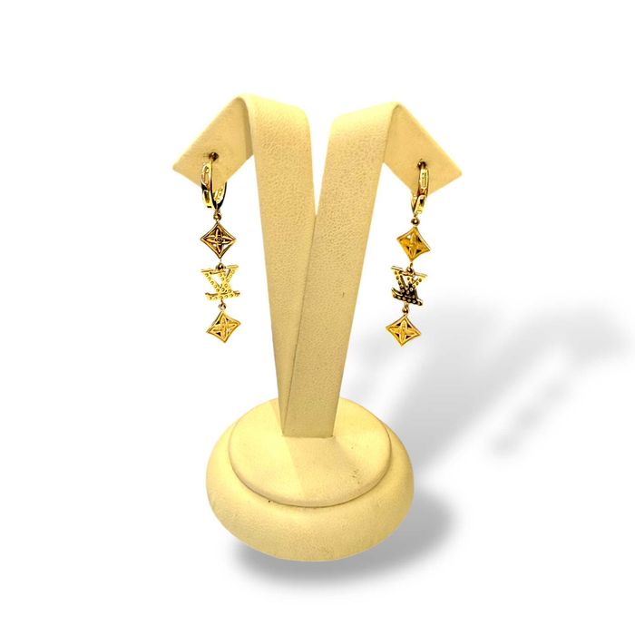 Nowe złote kolczyki PR.585 14K