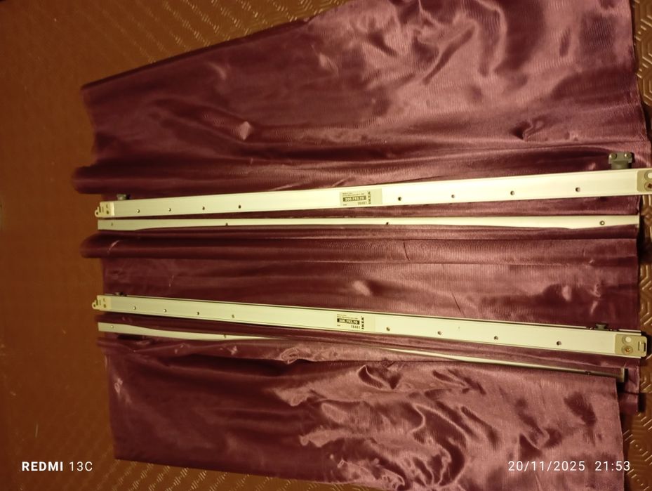 Estores em tecido transparente