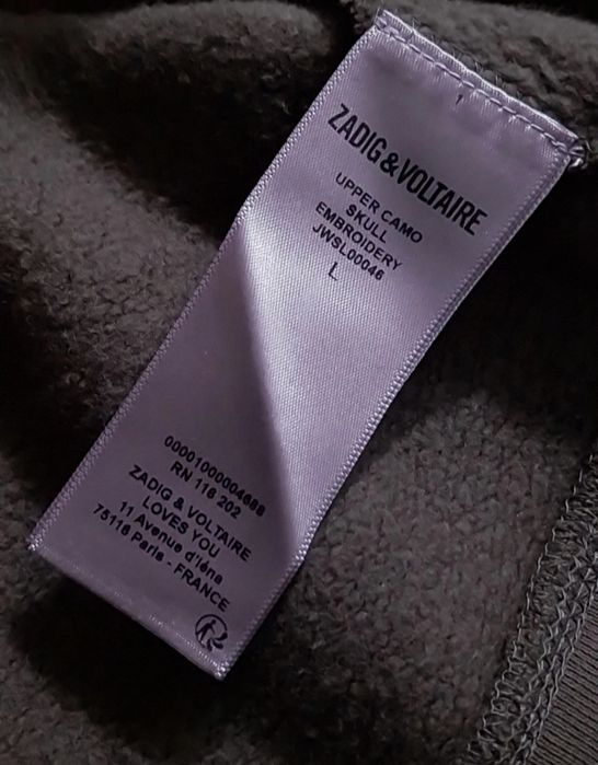 Zadig &Voltaire bluza damska luksusowej marki rozmiar L