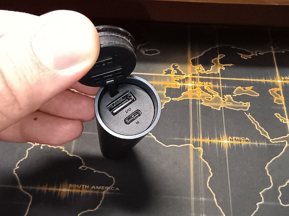 Ліхтар - павербанк Xiaomi Zmi Flashlight + Power Bank 5000 мАг Black