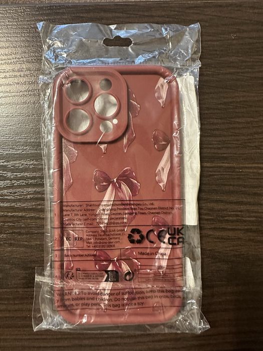 Стильний силіконовий TPU чохол з бантиками для iPhone 14 Pro Max