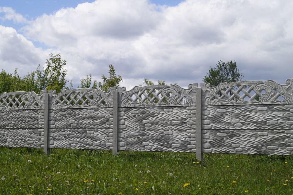 Секції залізобетонного паркану, забор, паркан