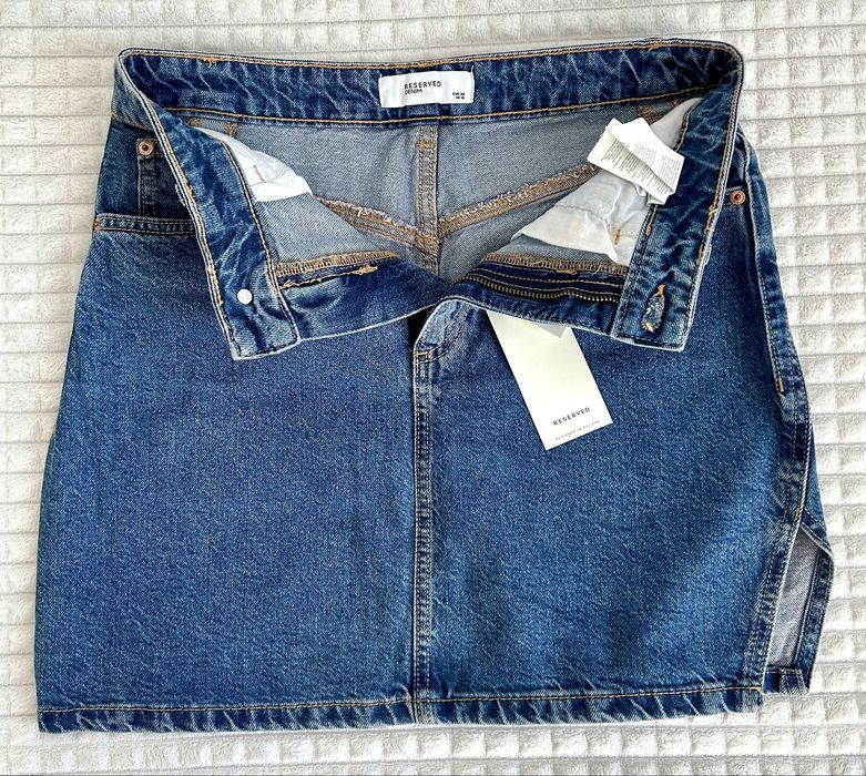 Jeansowa mini spódniczka Reserved 38 nowa z metką