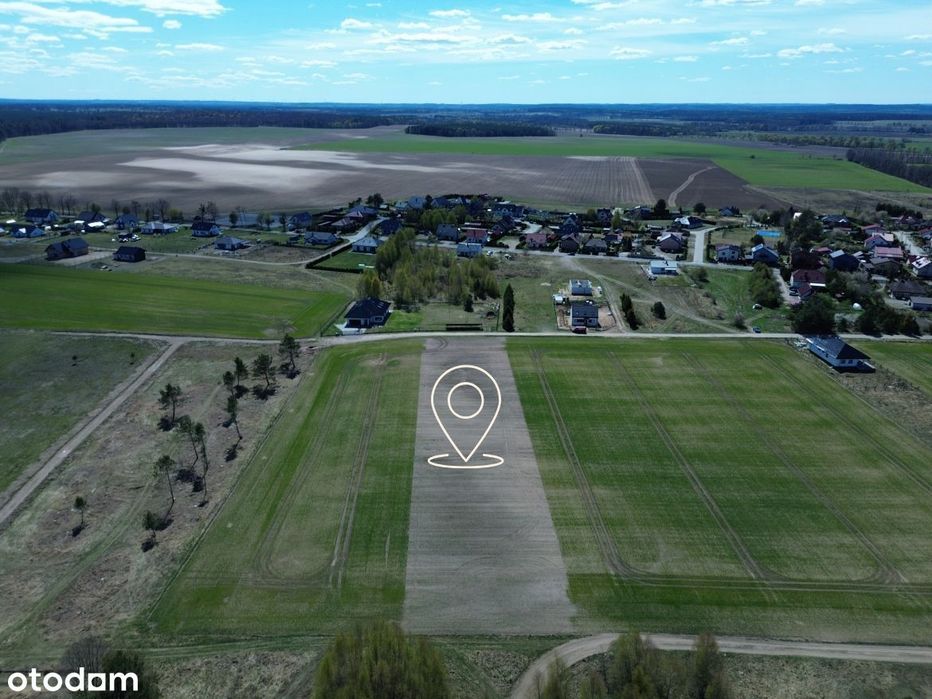 Regularna działka 988 m² wśród nowych domów
