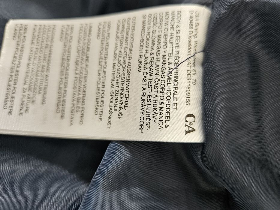 Casaco inverno C&A n°92