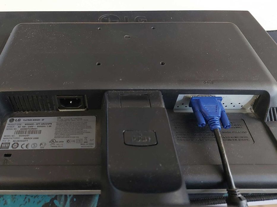 Монітор LG flatron w2042s-sf 20 дюймів