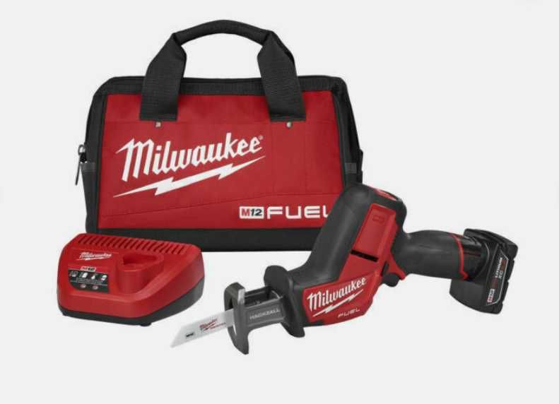 Piła szablasta Milwaukee M12 bateria 4.0ah Zestaw 2520-21xc NOWY z USA
