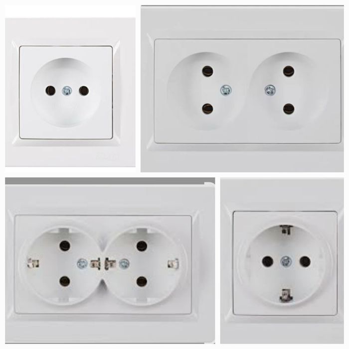 Розетки, выключатели, автоматы