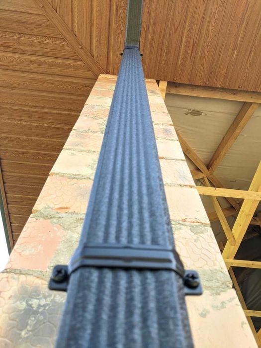 Безшовні водостоки/металеві відливи/ринви