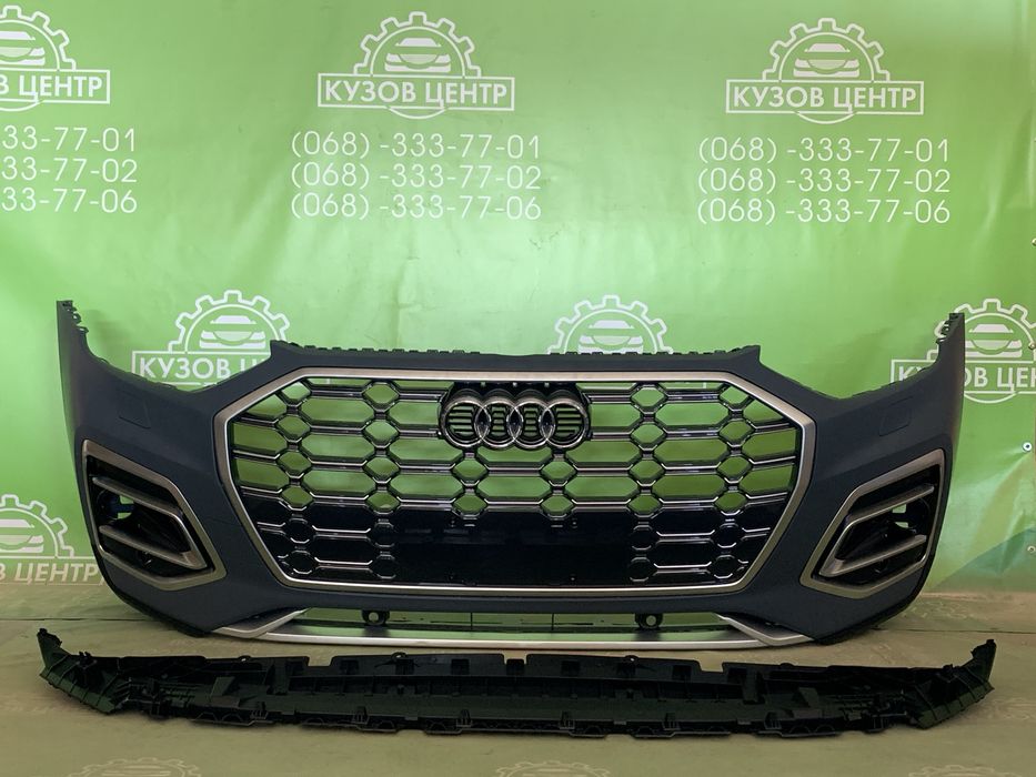 Бампер передній в зборі Audi Q5 80a 2020-2023 рестайл ку5 В НАЯВНОСТІ