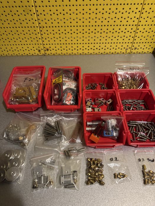 Części głowic do drukarek 3D