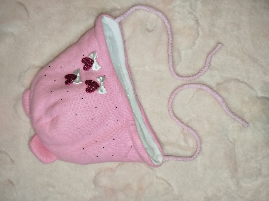 Czapka na zimne dni dla dziewczynki