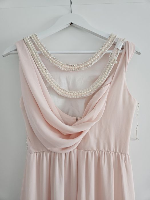 Vestido cerimónia rosa