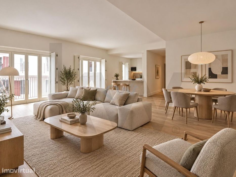 Apartamento T3 Elegante e Sofisticado em Lisboa