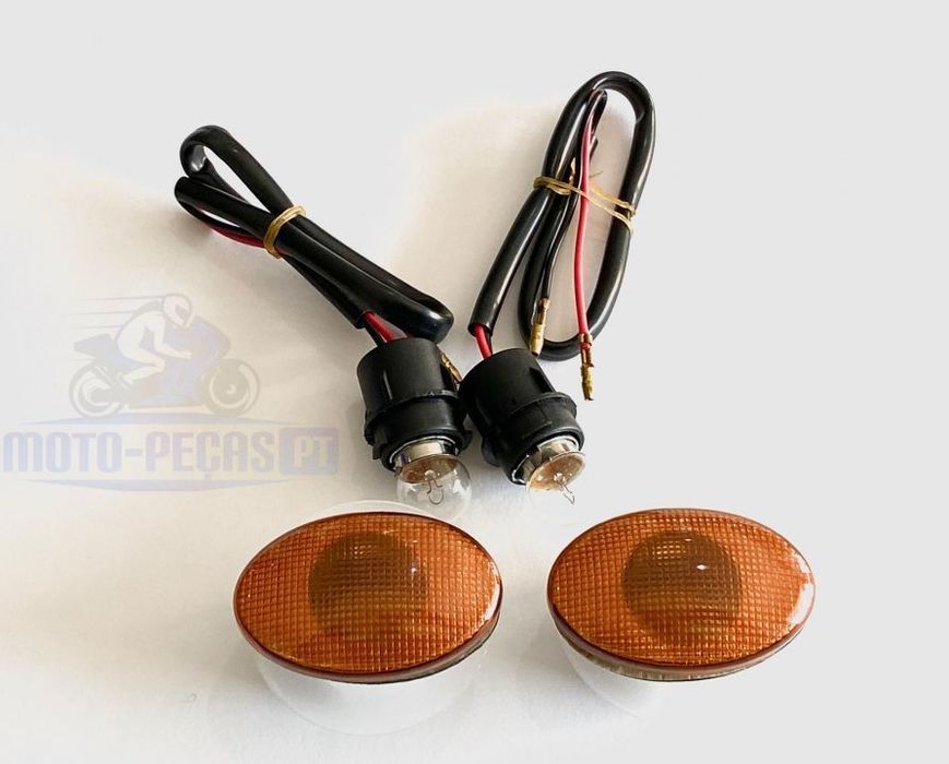 piscas universal para moto - frente