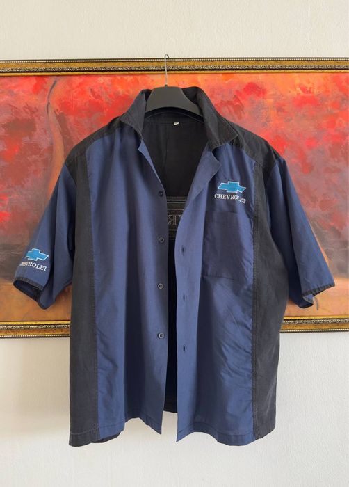 Винтажная рубашка Chevrolet Размер XL
