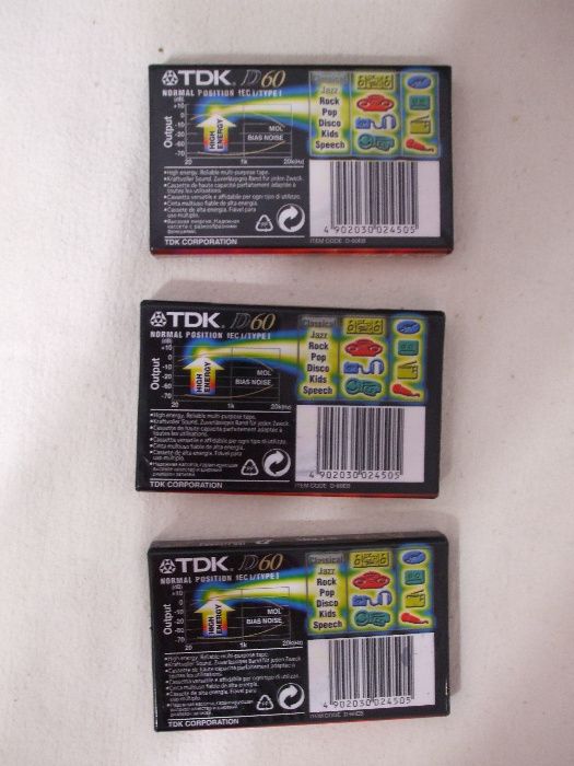 аудиокассета новая кассета TDK 60 FE 90