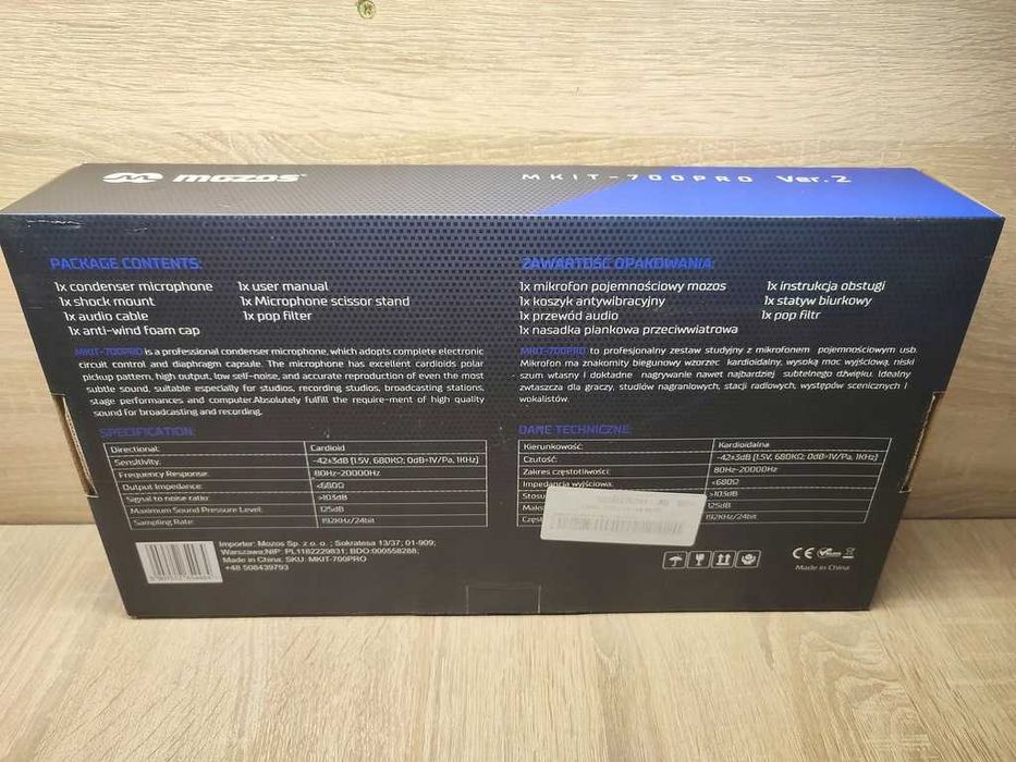 Mikrofon MGZOS MKIT-700PRO