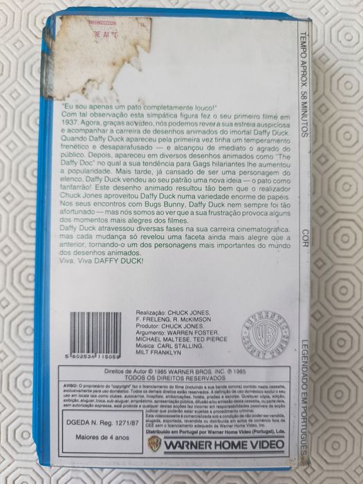 Cassete VHS As Patoloucuras