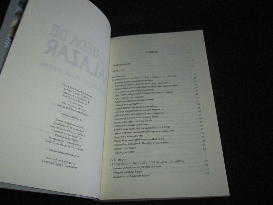 Livro A Queda de Salazar​ O Princípio do Fim da Ditadura