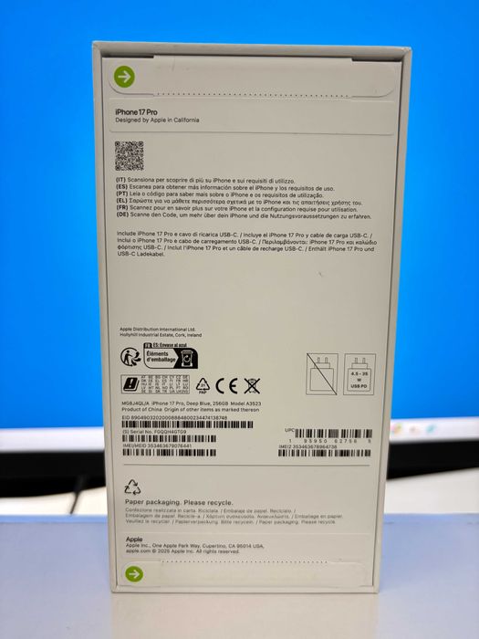 iPhone 17 Pro 256Gb Azul