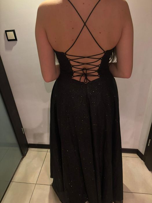 Suknia wieczorowa z gorsetem studniówka wesele– M / 38