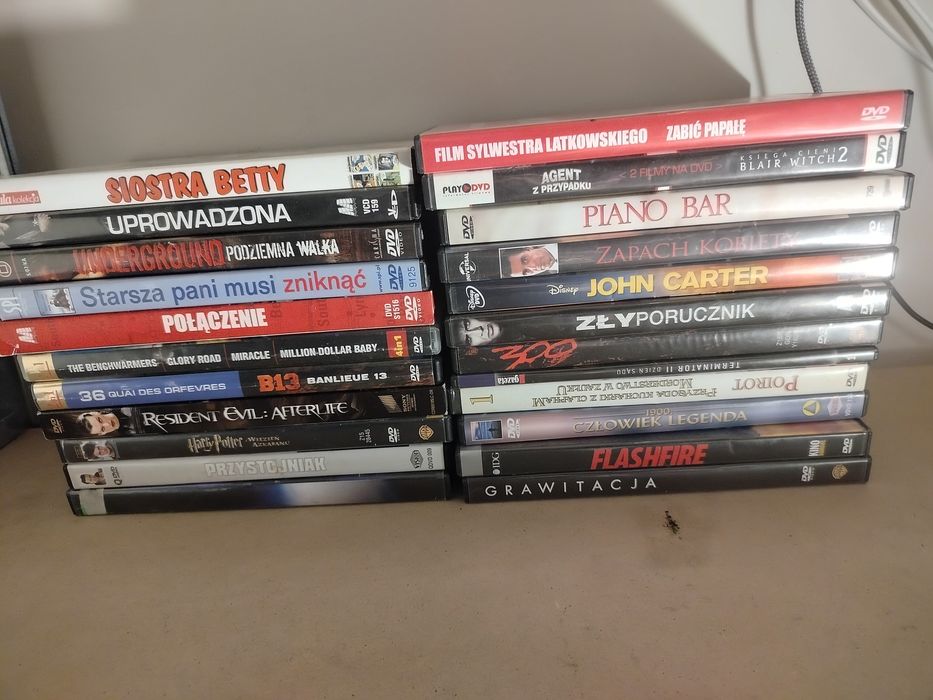 Płyty z filmami, bajkami, serialami