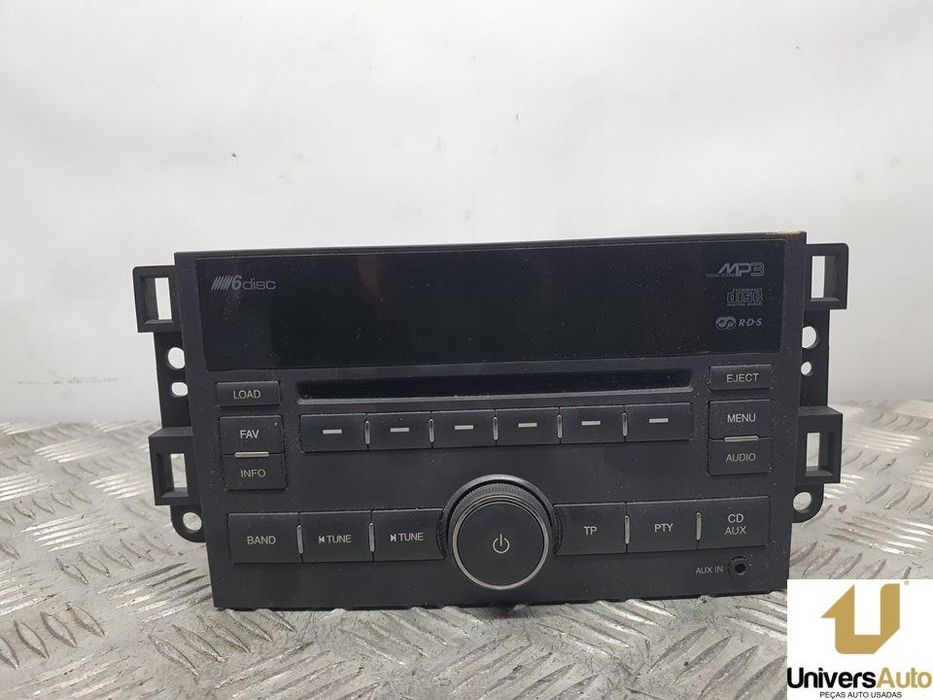 SISTEMA AUDIO / RADIO CD CHEVROLET AVEO / KALOS FASTBACK 2010 -96989221