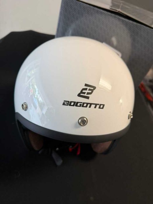 Capacete Jet Branco Bogotto H541